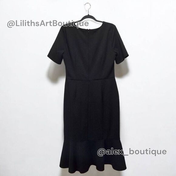 London Times Flounce Twist Midi Dress(C049)-Size 12 for Women - Picture 6 of 11